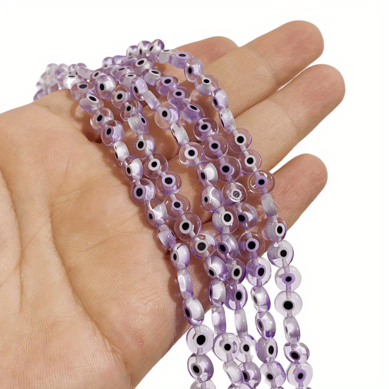 Purple Glass Synthetic Crystal Beads Violet Faceted Beads - Temu