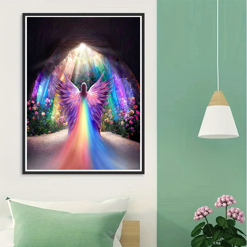  More Love Rainbow Diamond Painting Kits Square Drill Cross  Stitch Pictures Wall Art Decor 8x12 : Arts, Crafts & Sewing