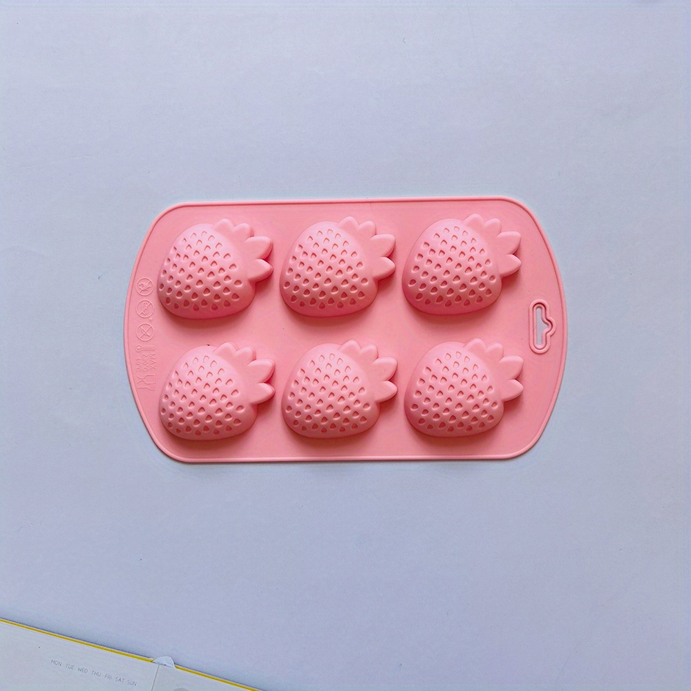 3D Moule en silicone en forme de fraise Matériaux en - Temu France