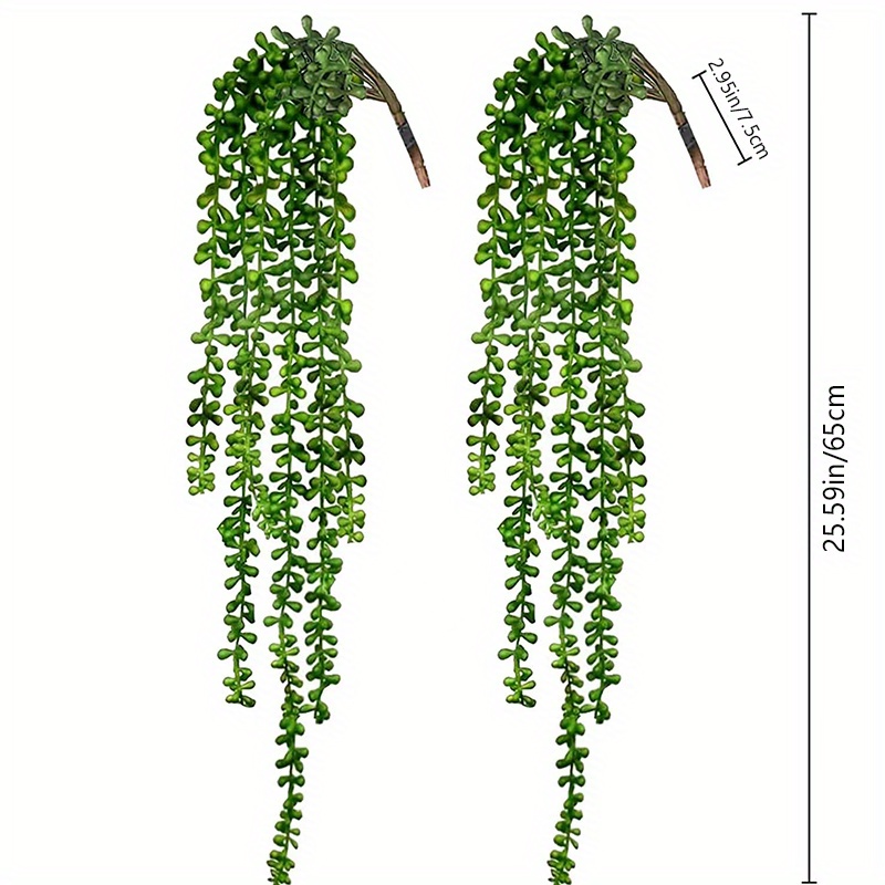 String Pearls Plant Artificial Hanging Succulents Plants Temu