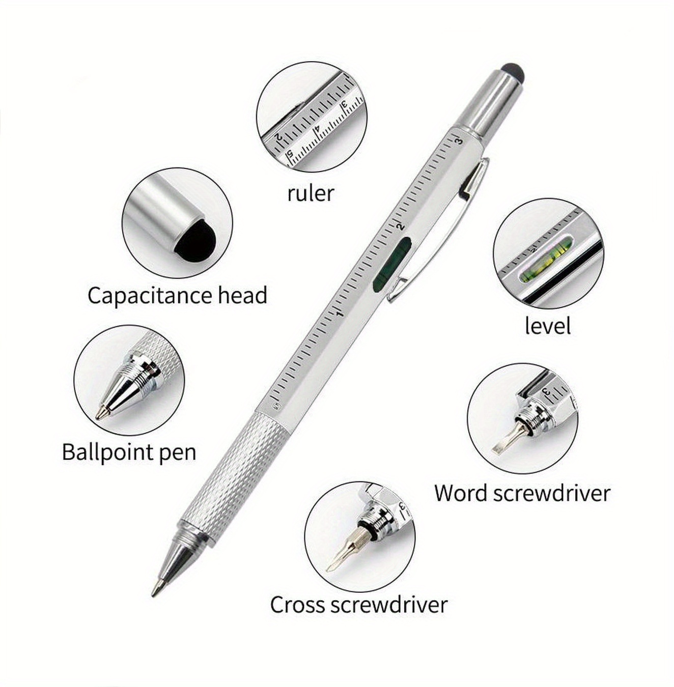 1PC Stylo Multifonction Outil De Haute Qualité Stylo À Bille