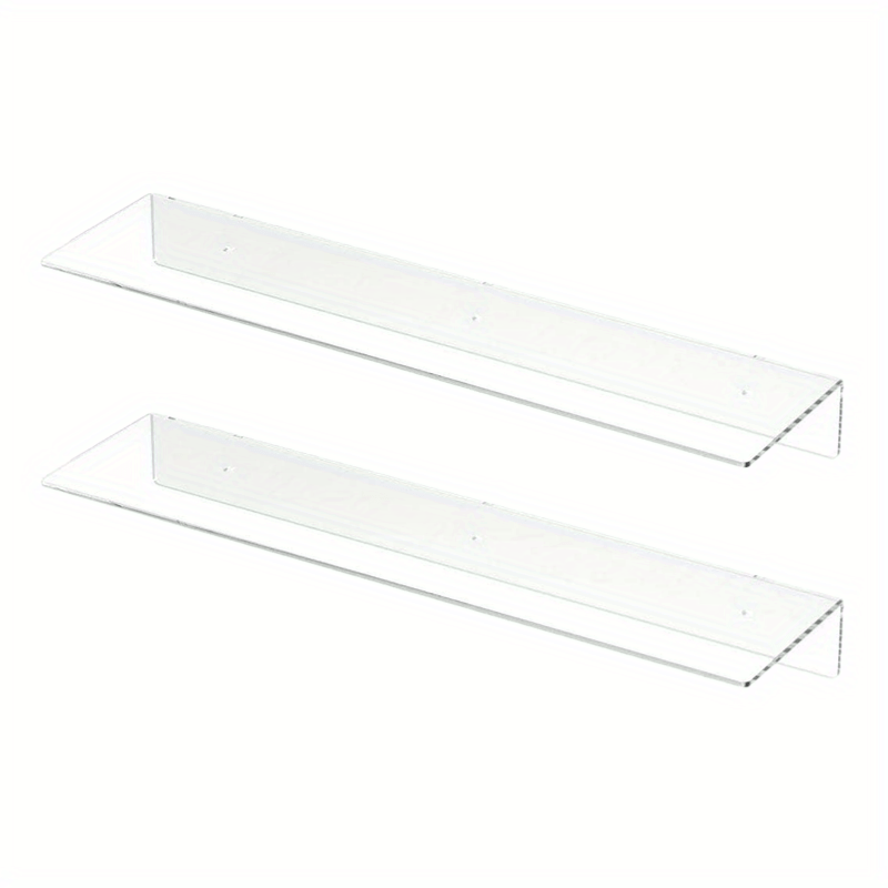 Acrylic Floating Shelf, Transparent Storage Rack, Wall Mounted Invisible Storage  Shelf, Plant Photo Sundries Storage Display Holder, For Home Room Bedroom  Living Room Office Wall Decor Aesthetic Room Decor - Temu