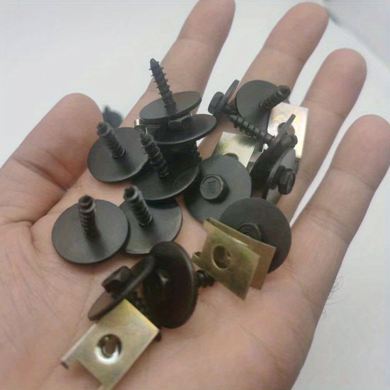 Car Universal Bumper Mudguard Lower Guard Fixed Self tapping Temu