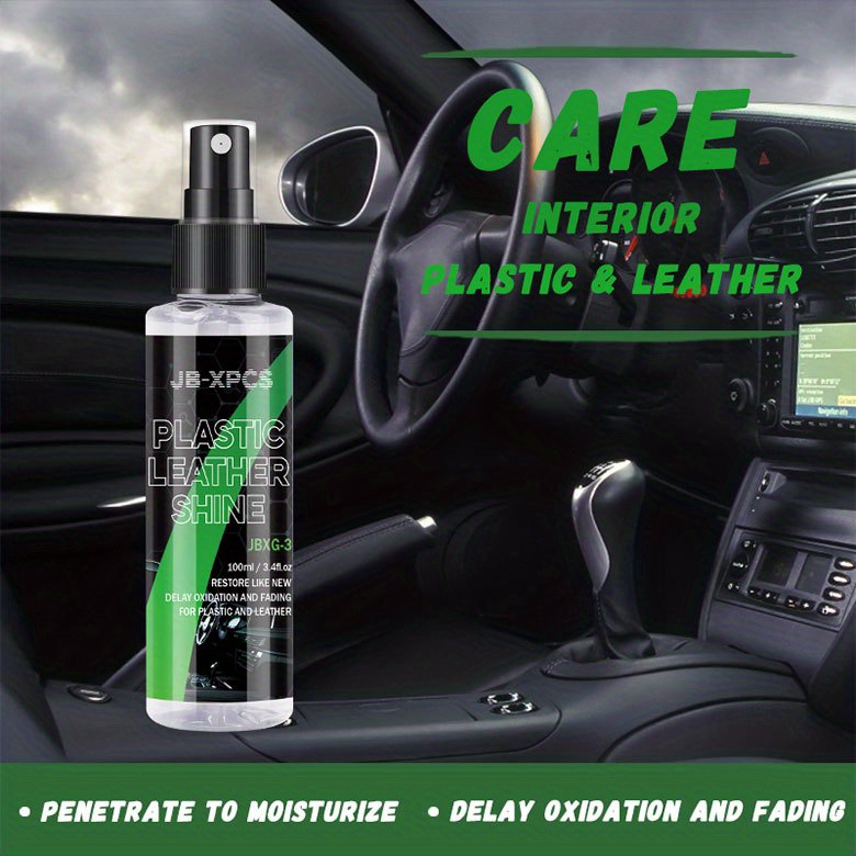 Interior Car Cleaner Plastic Restore Super Shine Long Lasting