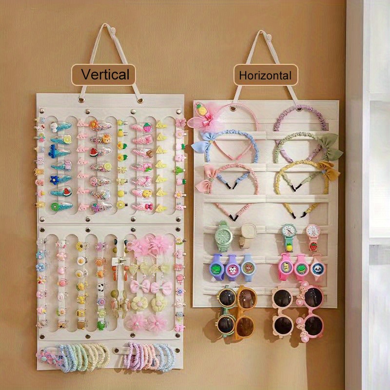 The hair accessory organizer worth squealing over  Storage kids room,  Storage, Organizing hair accessories