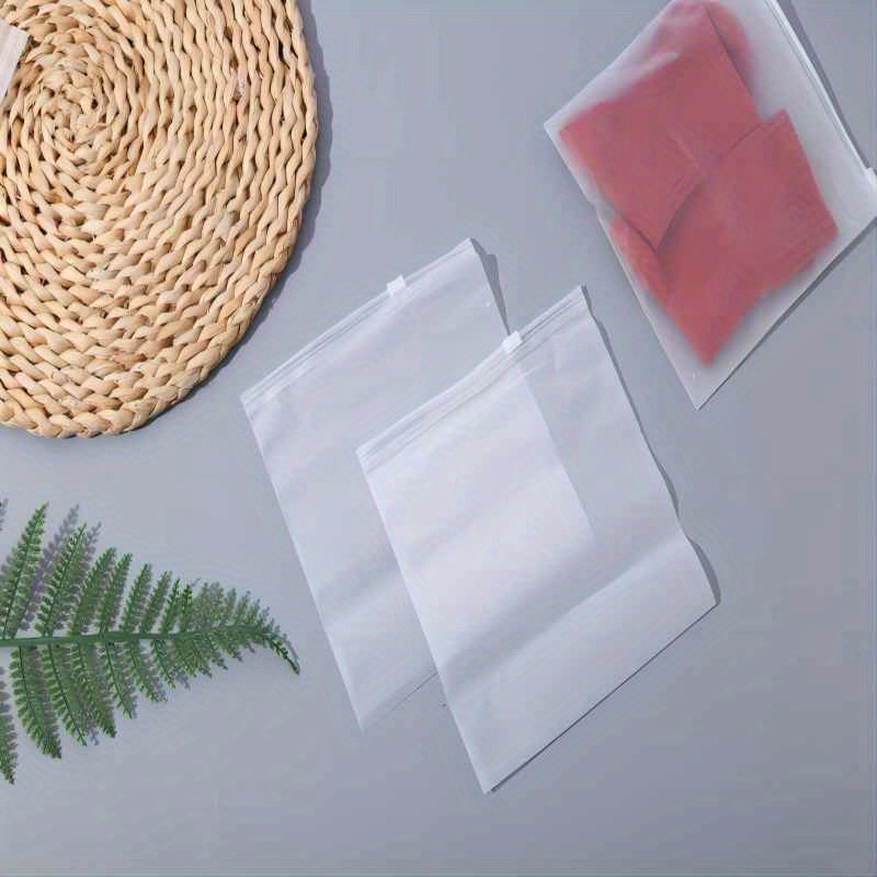 100pcs Small Reusable Clear Plastic Bags, Polyester Reusable Mini Ziplock  Bags, Jewelry Pill Ziplock Bags, Aging Resistant, With 4 Various Sizes:  6x3.9, 4.7x3.1, 3.5x2.3, 2.7x2 Inches, And 2 Ear Ziplock Bags