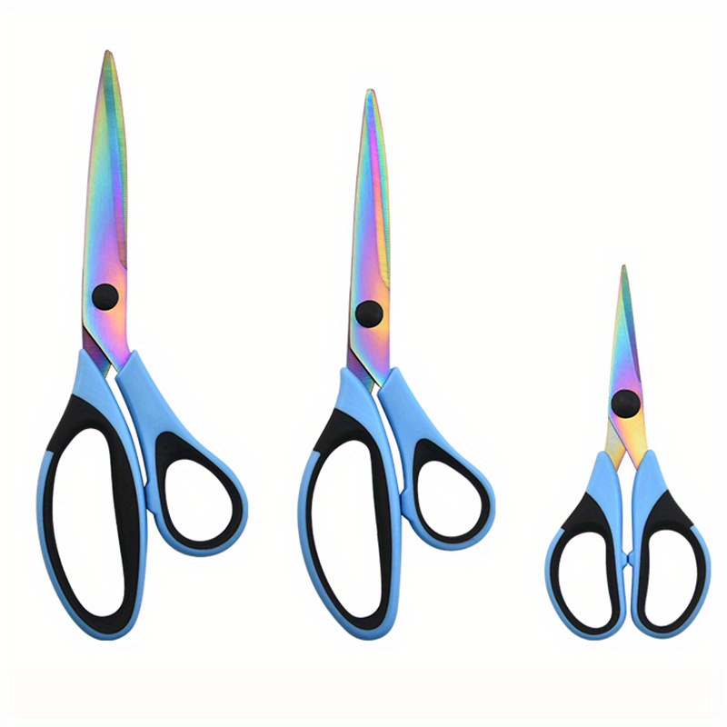 Craft Scissors, All Purpose Sharp Titanium Blades Shears, Rubber