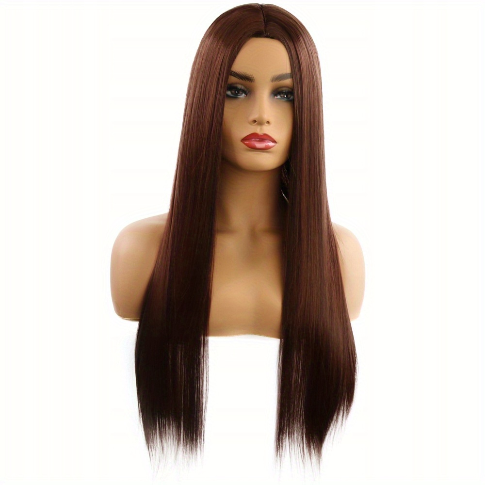 Long Straight Synthetic Wig for Daily Use