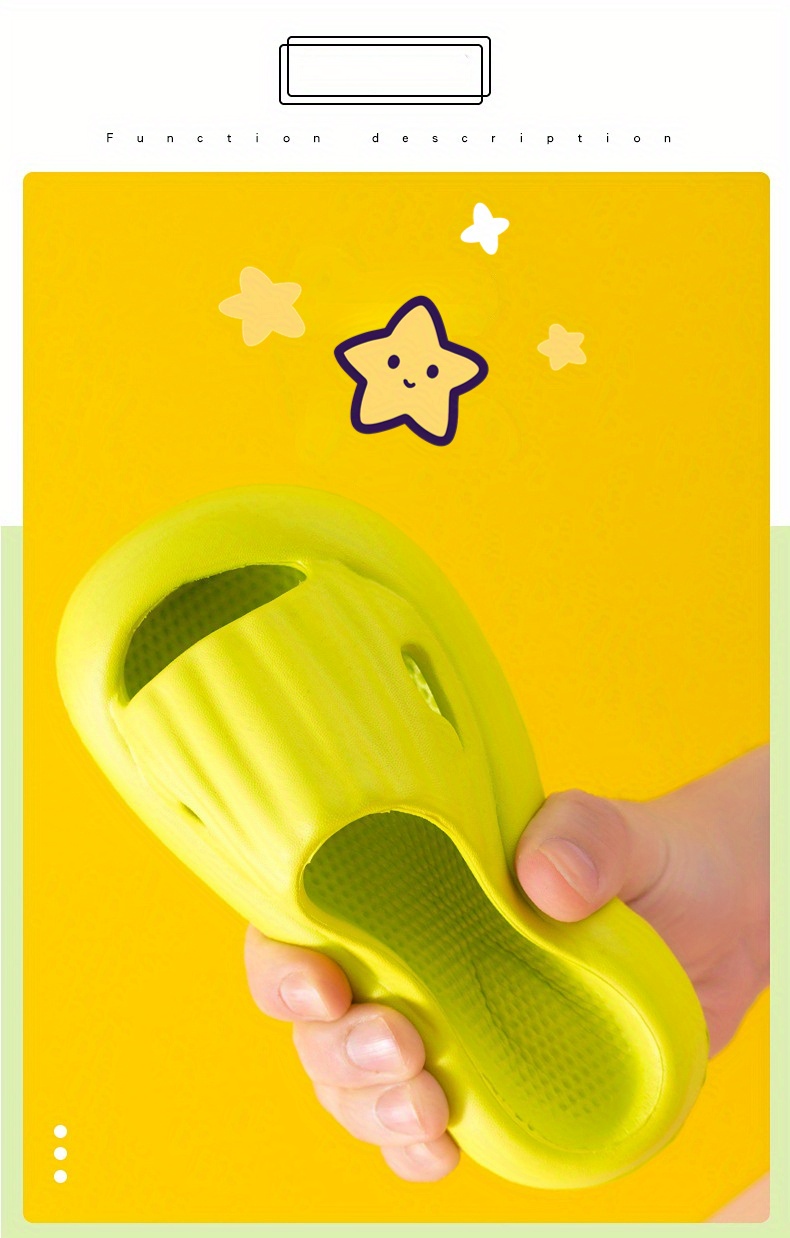 Boys Girls Lightweight Non-Slip Open Toe Slides For Infant Toddlers, Summer