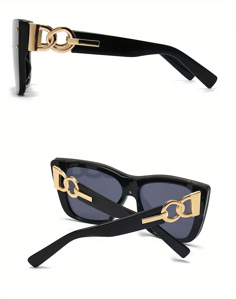 large cat eye fashion sunglasses for women men one piece gradient sun shades for summer beach travel details 0