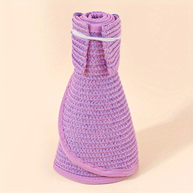 Straw Visor Hat for Women Sun Beach Casual Hat