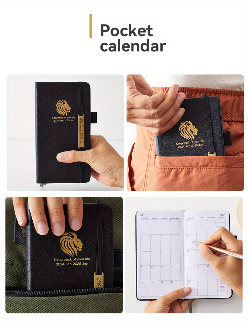 Agenda Card Holder A6 A7 2022 To 2025 Calendar Cover Two Sizes Address Book  Notebook And 3 Slots From Maggielvxury, $43.23