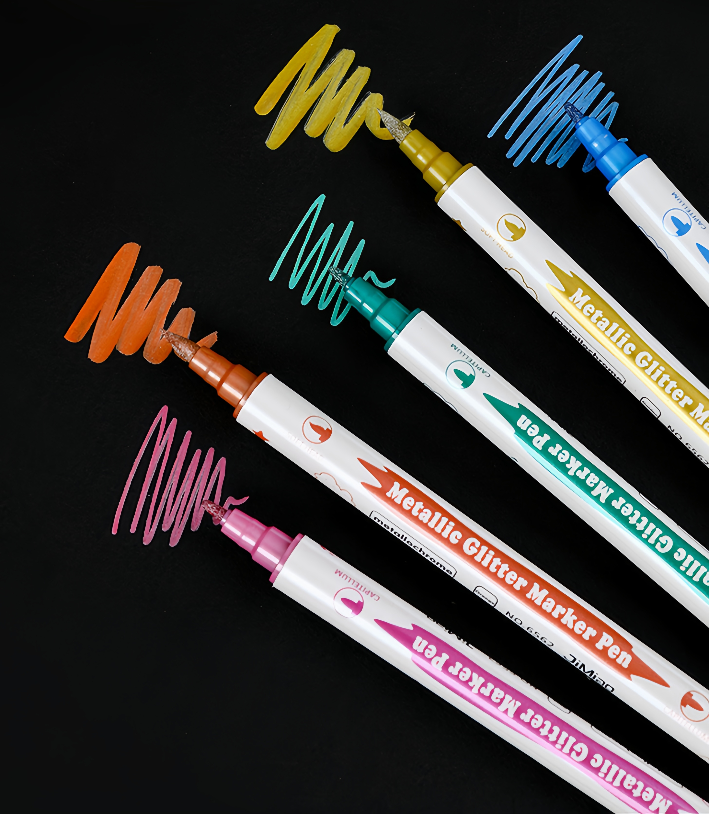 Metallic Color Series Double headed Painting Pen Marker Pen Temu
