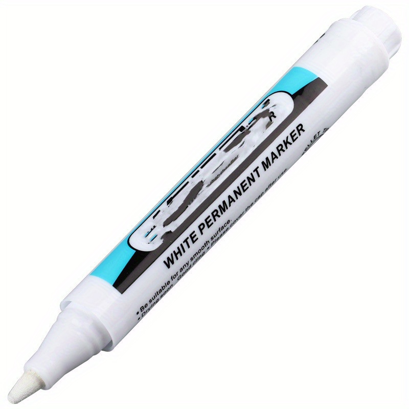 5PCS /set White Permanent Marker Pens 0.7/1.0/2.0mm Paint Markers