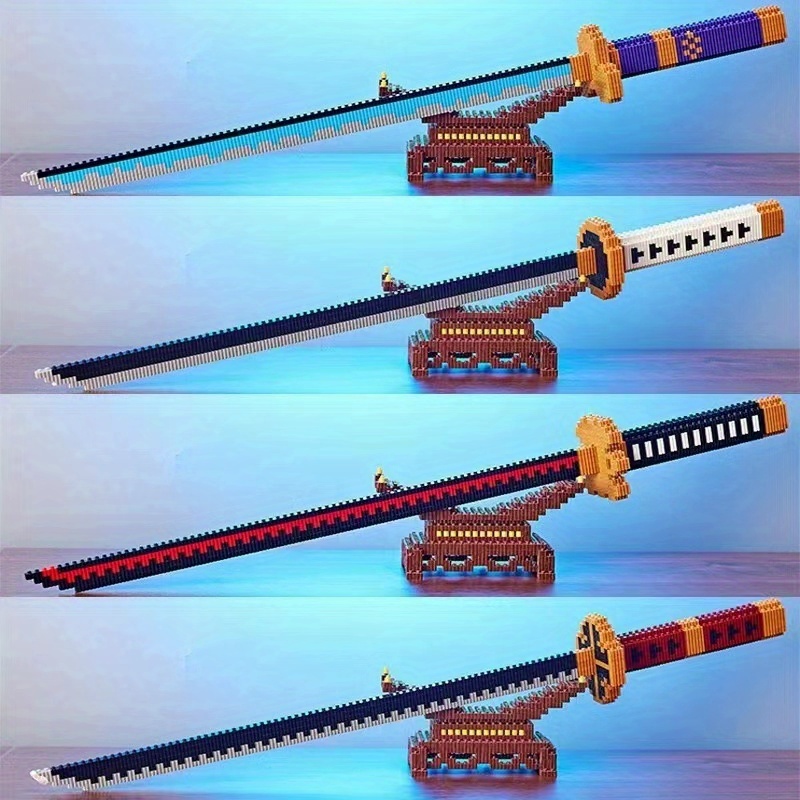 Hengqiyuan Cuchillo de Bloques de Construcción de Arma de One Piece,  Juguete de Rompecabezas Modelo Katana Ensamblado Moc, Espada de Cosplay  Edward Newgate, Compatible con Lego,A : : Juguetes y Juegos