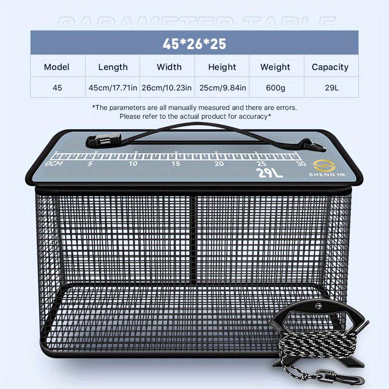 Accessories Mniloid 5 Layers Collapsible Fishing Basket Dip Net Fishing  Cage To Keep Fish Alive In The Water 30cm*140cm Fishing Accessories From  Lzqlp, $11.34