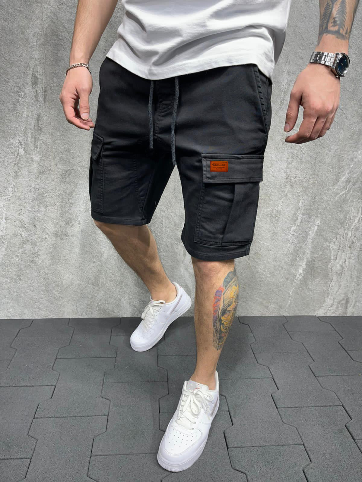 Classic Design Cotton Cargo Shorts Men's Casual Multi Pocket - Temu