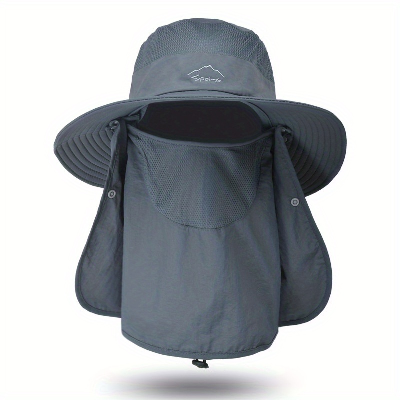 Unisex Quick Drying Boonie Hat Wide Brim Sun Protection - Temu