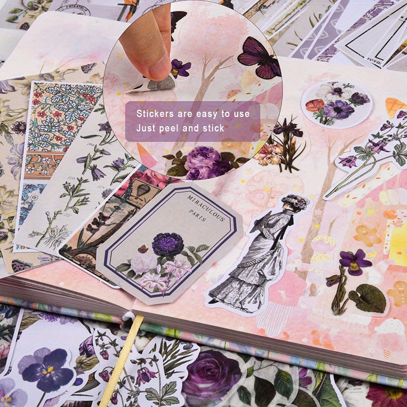 Just Bloom Planner Sticker Book  Decorative Flowers Stickers