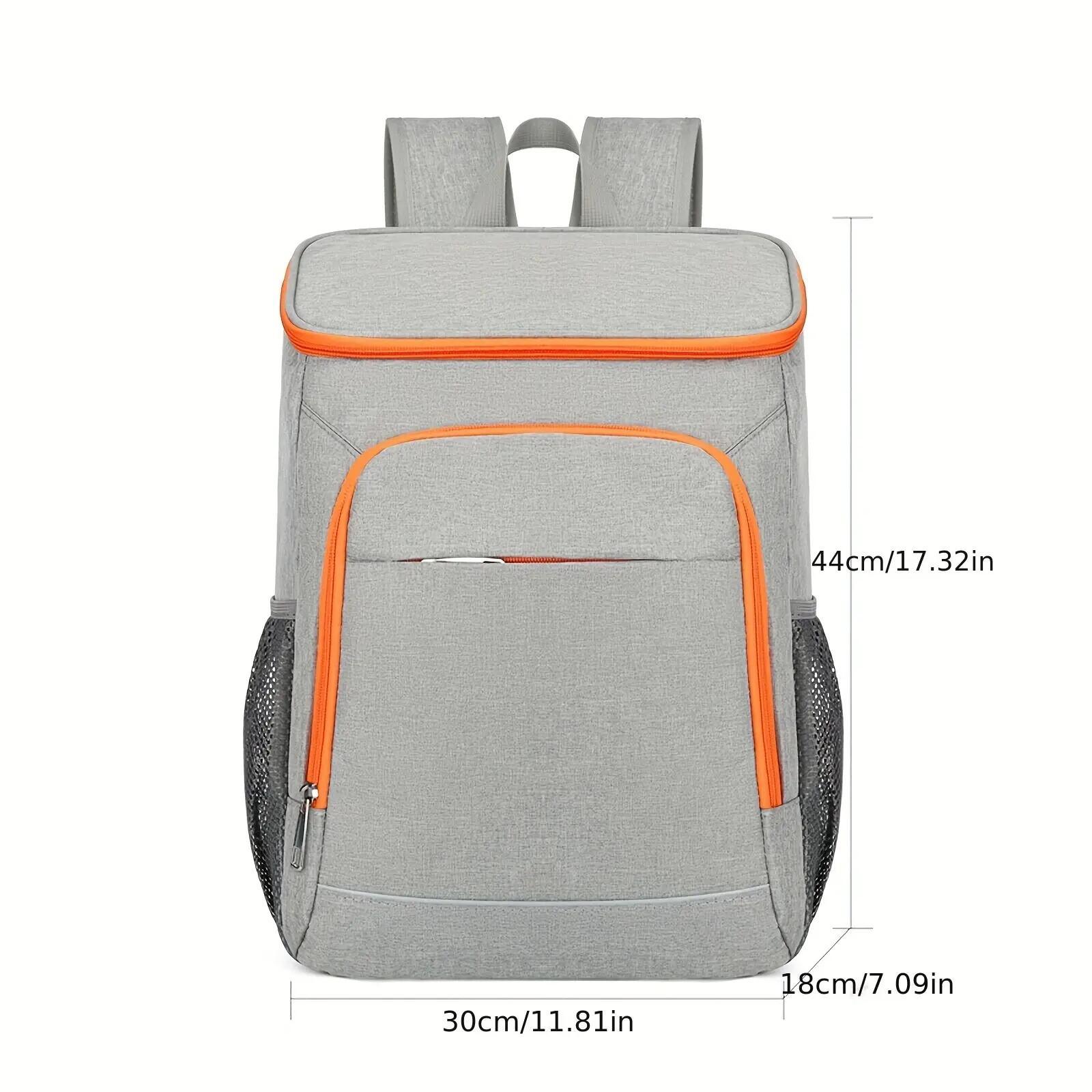 14L Large Capacity Insulated Cooler Leakproof Tote Bag-Grey | The Warehouse