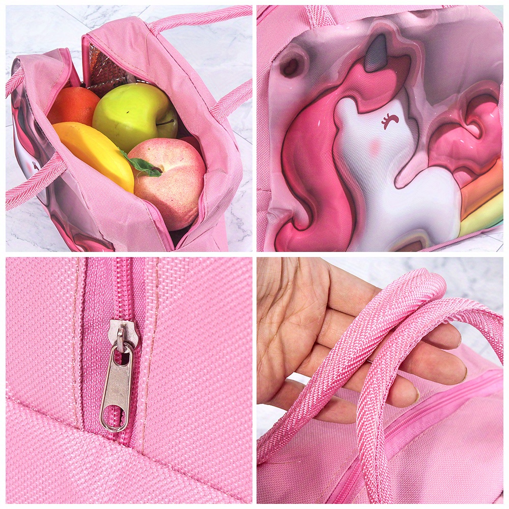 Cute 3d Printed Lunch Bag Ice Pack Multifunctional Outdoor - Temu