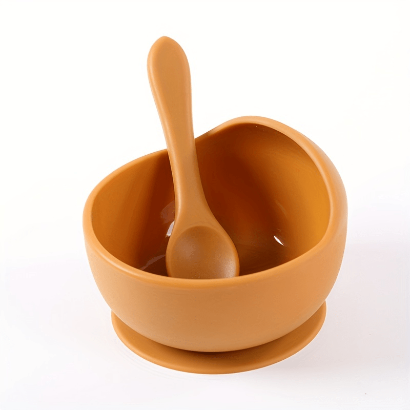 Bol Pour Bébé Bol Et Cuillère En Silicone À Ventouse Bol - Temu Belgium