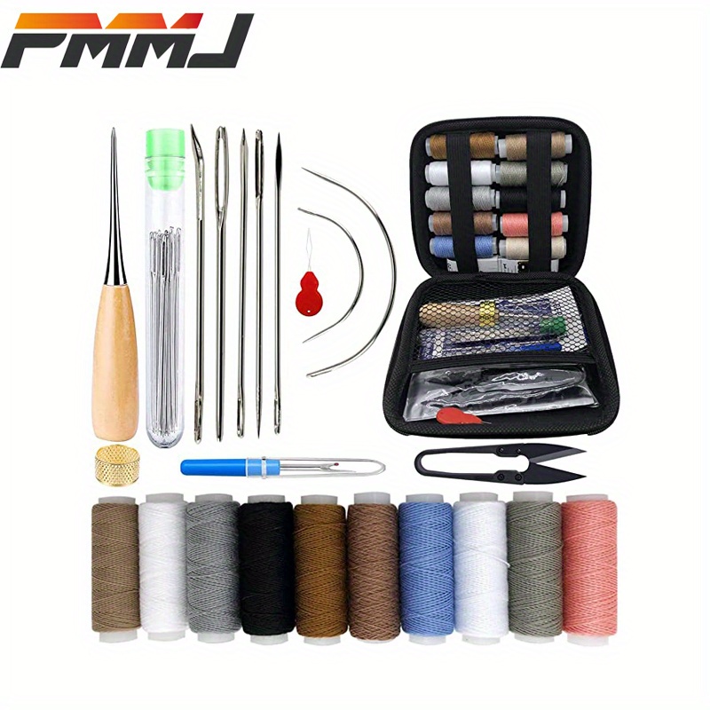 Pmmj Leather Sewing Kit Upholstery Repair Kit With - Temu United Arab  Emirates