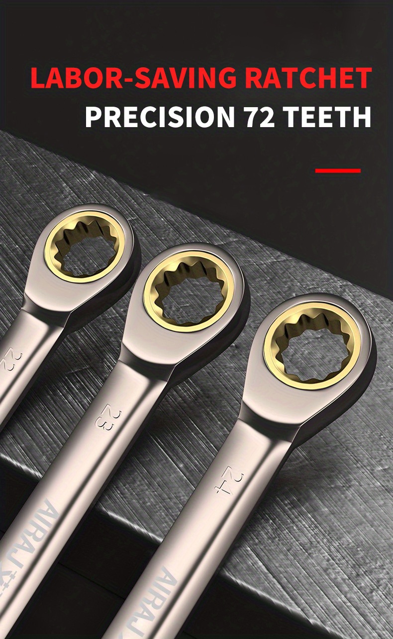 Dual use Ratchet Head Quick Wrench Set Hardware Tools 72 Temu