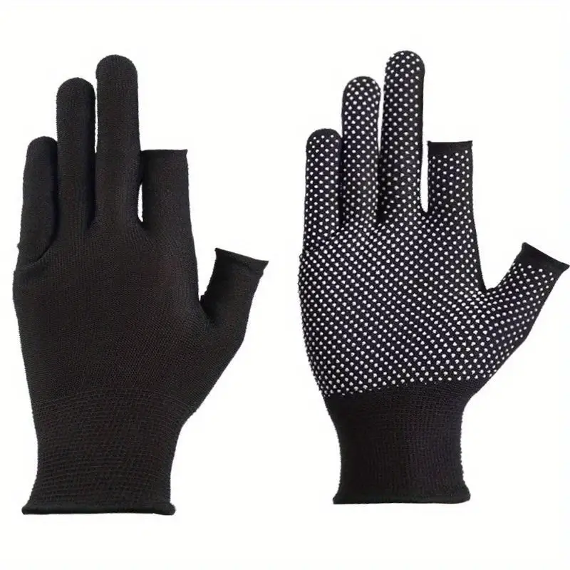 1pair Anti Slip Breathable Sweat Absorbing Two Finger Gloves For Outdoor  Cycling And Fishing Fitness, Shop On Temu And start Saving