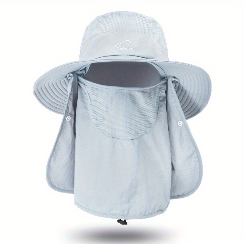 Unisex Quick Drying Boonie Hat Wide Brim Sun Protection - Temu