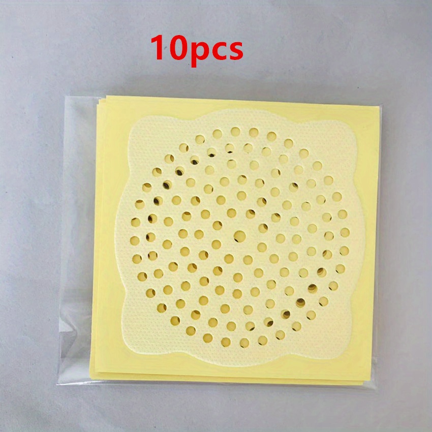 50 Pieces Disposable Hair Drain Catcher Shower Drain Covers Hair Traps for  Shower Drains Mesh Shower Drain Hair Catcher Sticker Hair Collector for