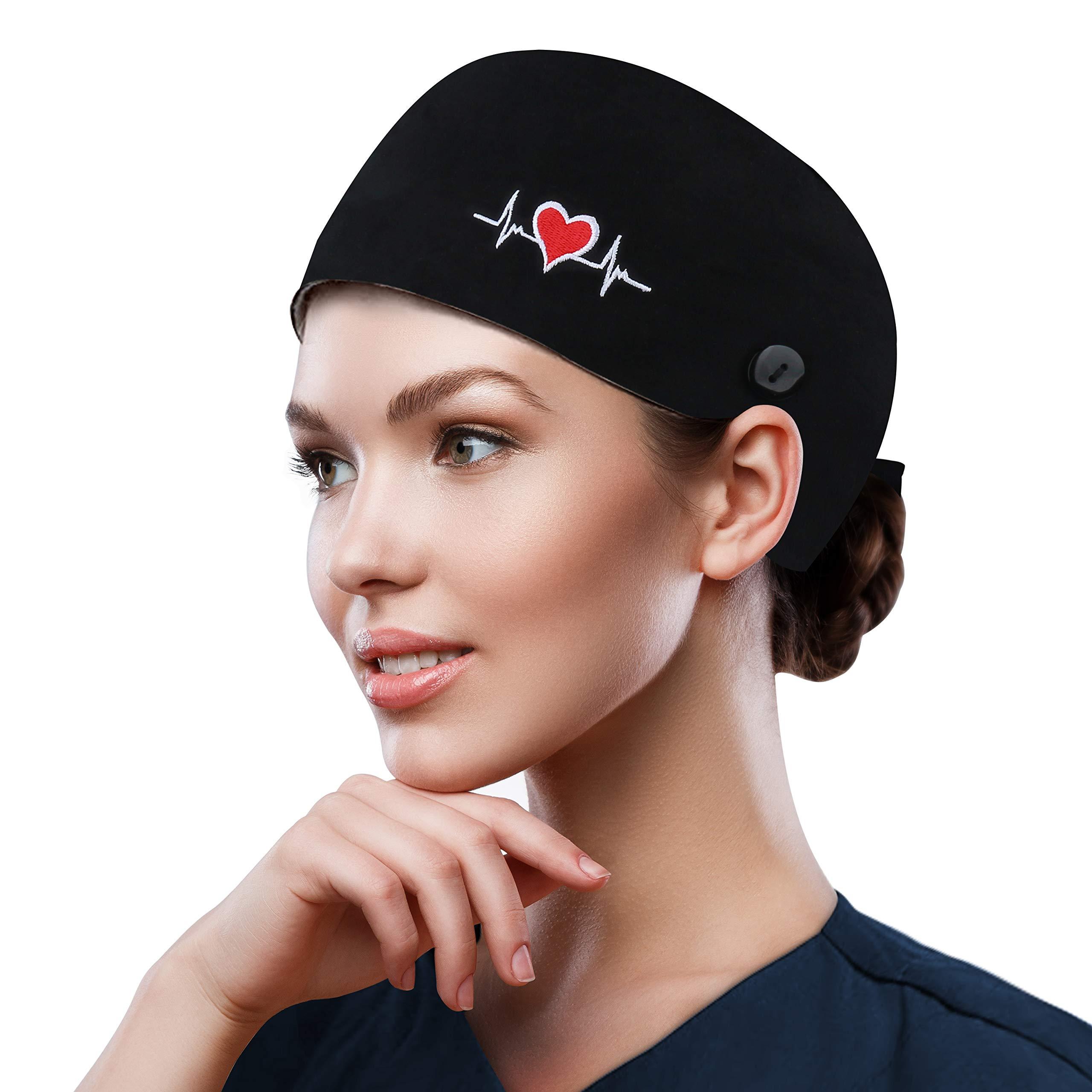  N\O - Gorra de trabajo ajustable para mujer, con