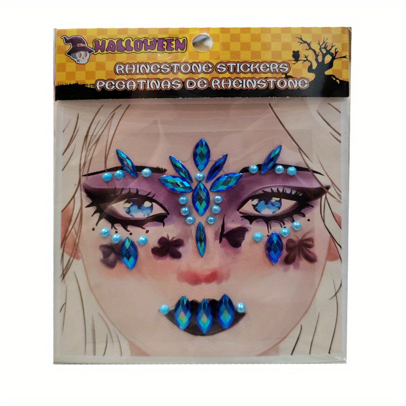 Glitter Face Gems Adhesive Rhinestone Jewel Tattoo Sticker Festival Body  Make Up