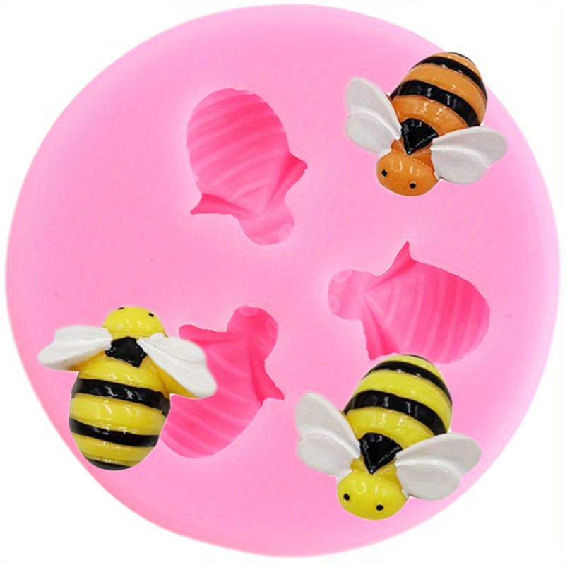 Bee Honeycomb Silicone Mold Fondant / Bee Mold/ for Cake Decorating Tools  Kitchen Accessories 