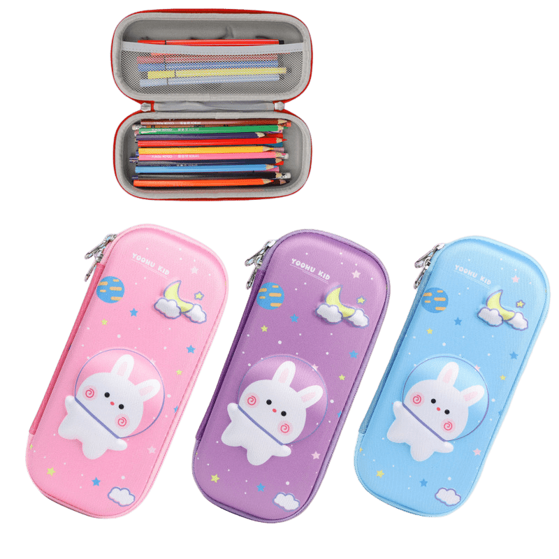 Cartoon Eva Pencil Case 3d Anti fall Pencil Bag - Temu