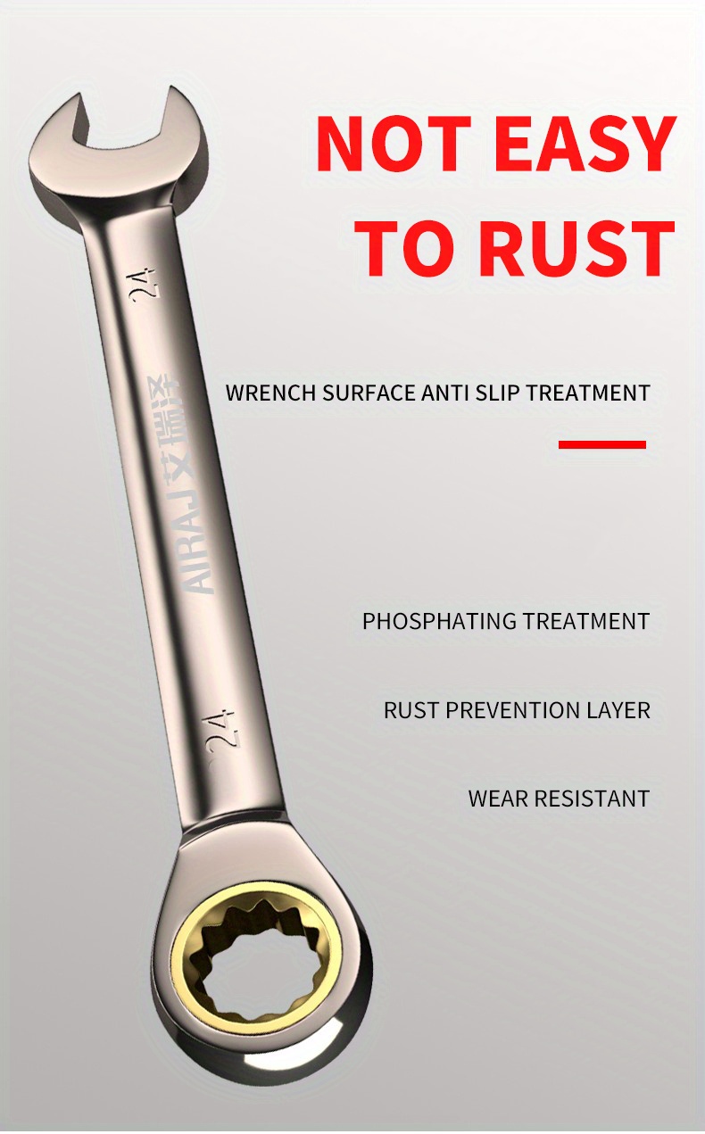 Dual use Ratchet Head Quick Wrench Set Hardware Tools 72 Temu