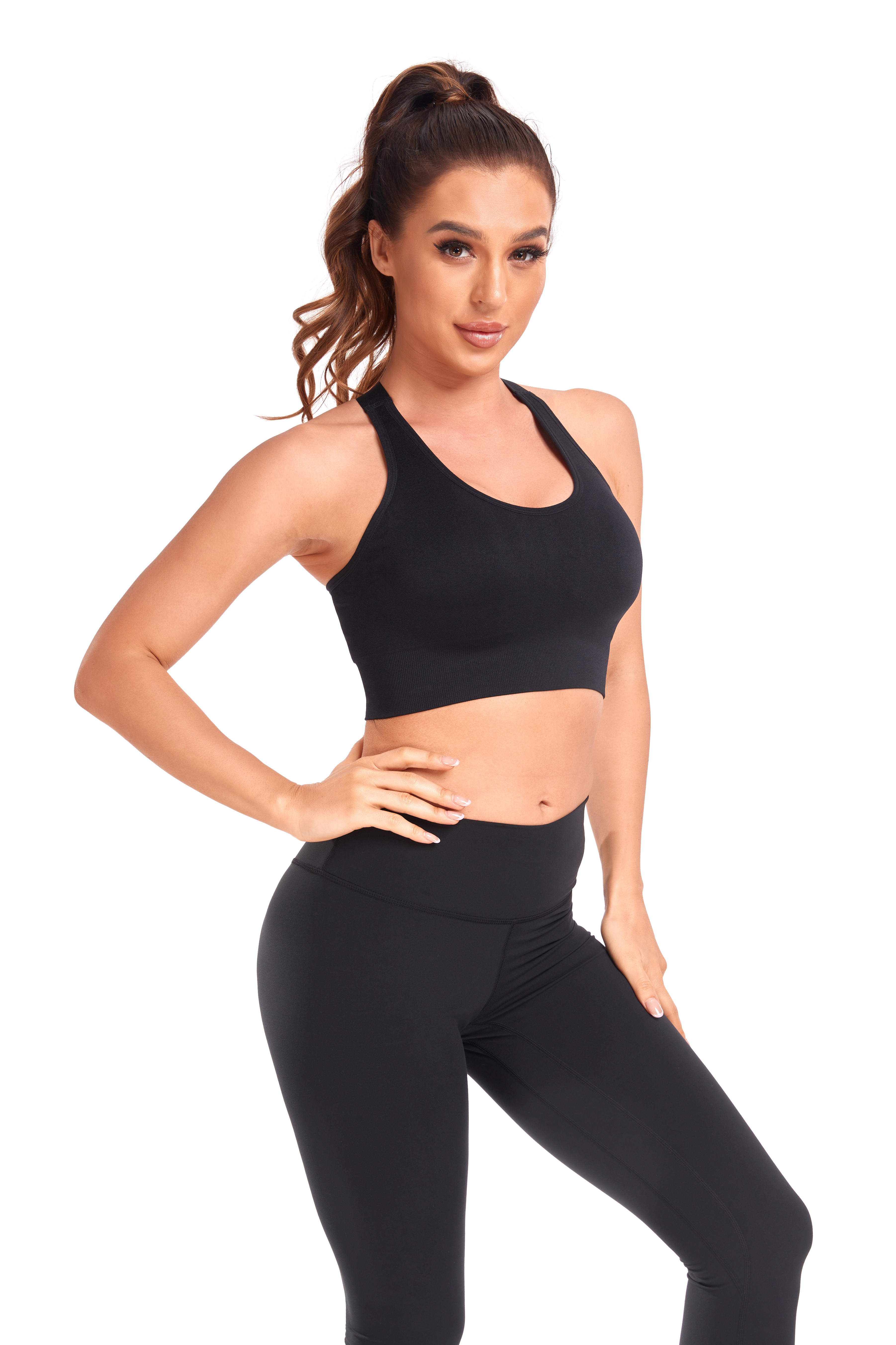 Aoxjox Women's Workout Sports Bras Fitness Veronica Cross Back Padded Low  Impact Twist Bra Yoga Crop Tank Top (Black, X-Small) at  Women's  Clothing store