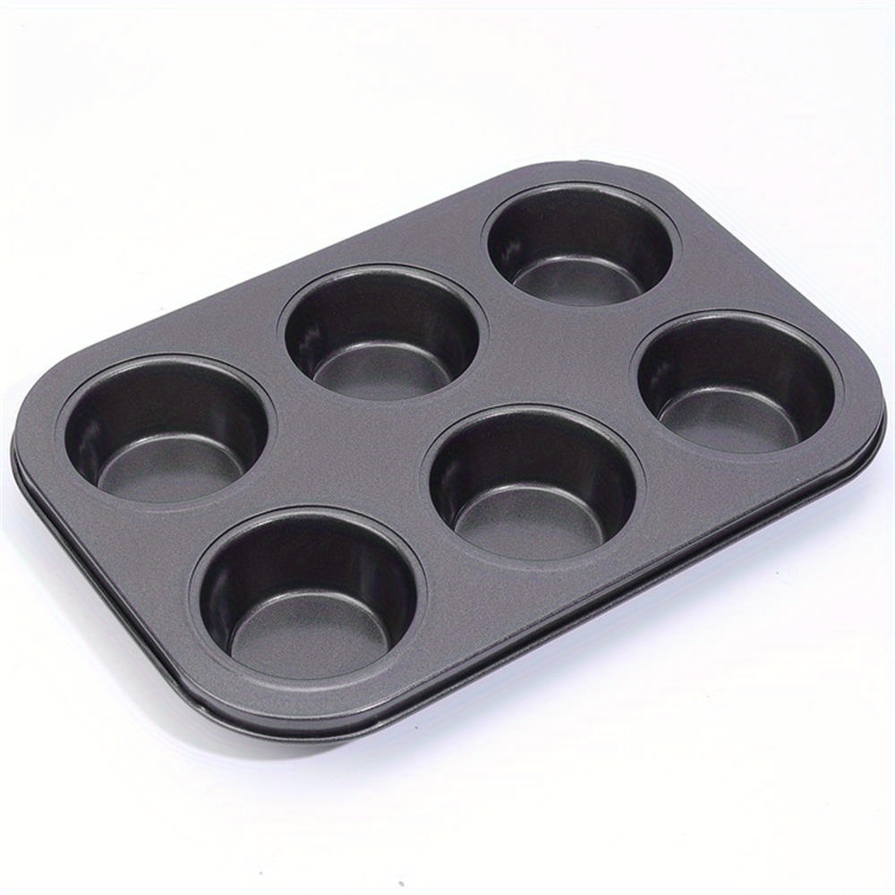 6/12 Cup Cupcake Pan Muffin Tray Cupcake Mold Muffin Pan Carbon Steel  Baking Pan Non Stick Bakeware Biscuit Pan Microwave Cake