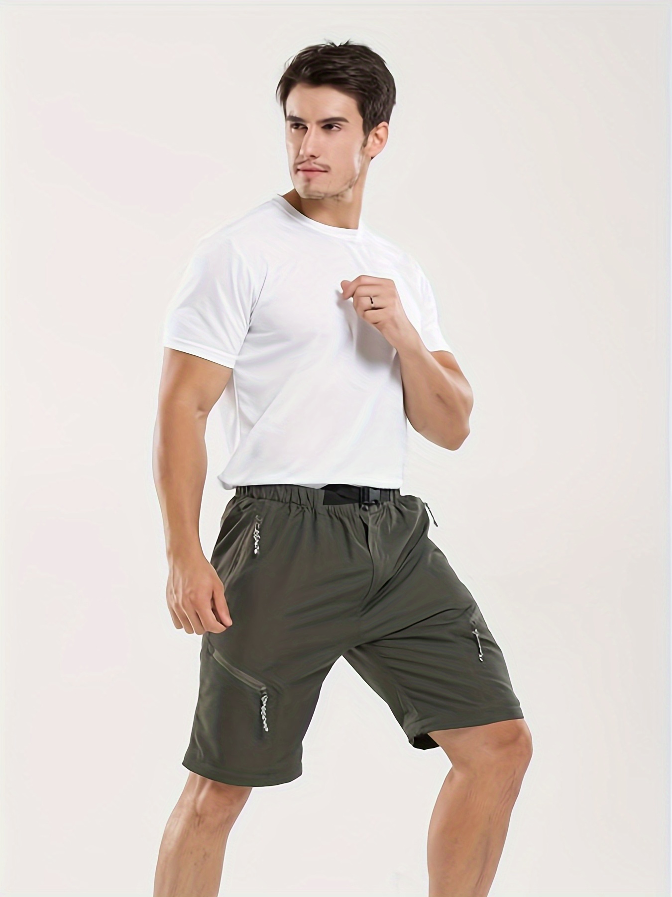 Men's Hiking Pants Multi Flap Pocket Quick Dry Convertible Temu