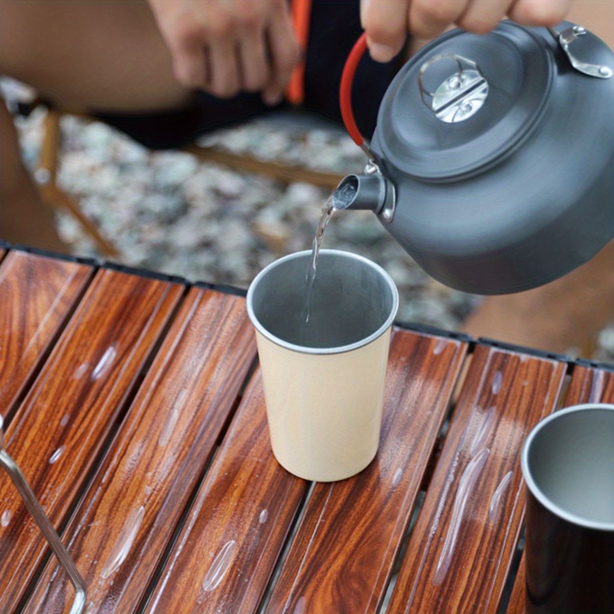 Tazza Per Acqua In Acciaio Inossidabile Per Campeggio All'aperto, Tazza Da  Campeggio Per Tè, Caffè E Birra, Bicchiere Per Uso Domestico - Temu Italy