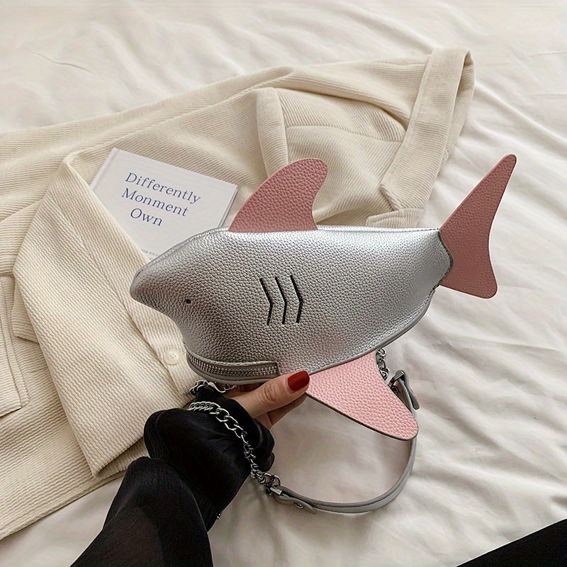 Creative Design Shoulder Bag - Shark Shaped Design - Kawaii