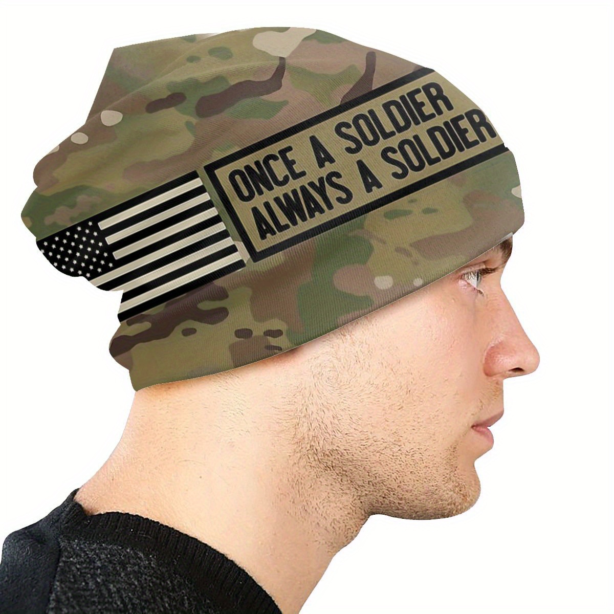 1pc Camouflage Army Thin Bonnet Hats For Men Women For Ts Temu