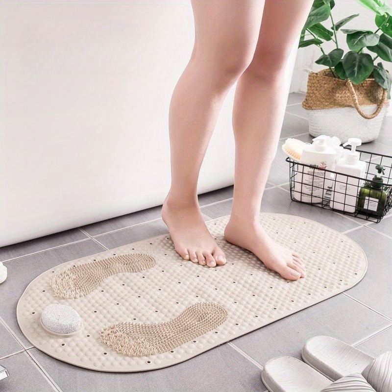 Anti slip Shower Stall Mat Shower Room Mats With Drain Holes - Temu