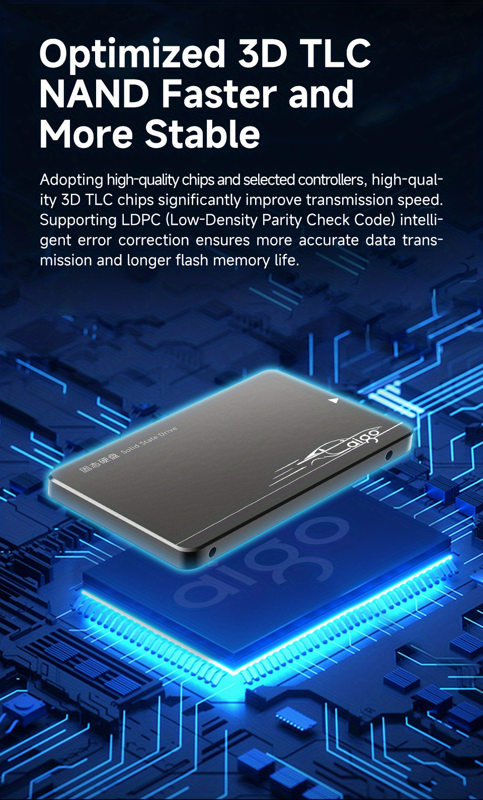 Aigo 128gb 256gb 512gb 1tb 2tb 4tb Ssd Solid State Drive - Temu