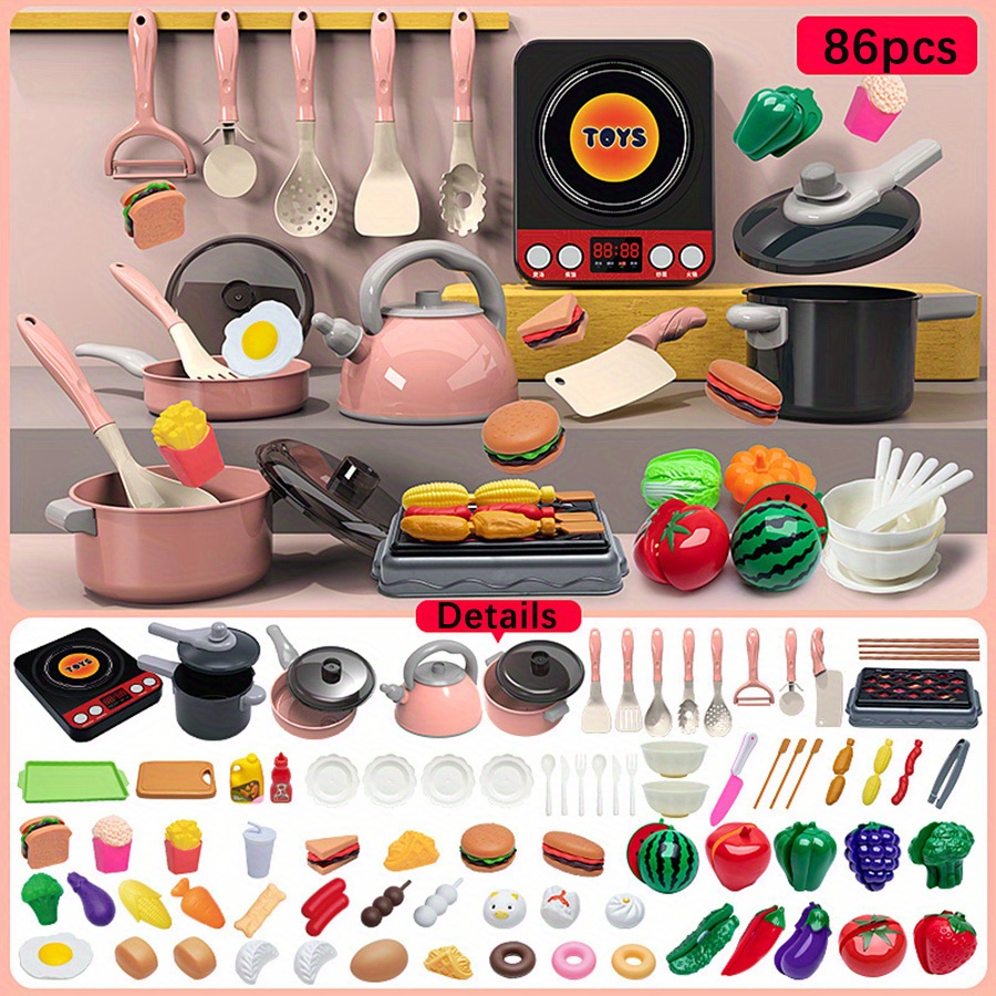 Kids Kitchenware Set - Pot, Furnace, Utensils