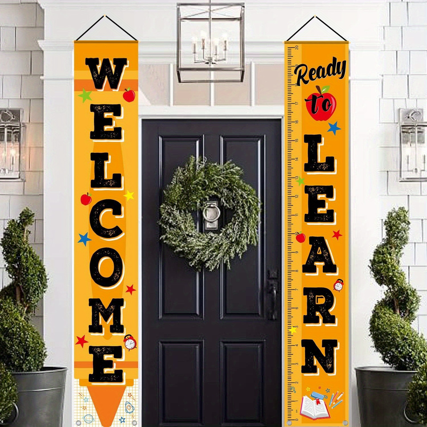 Back To School Porch Sign Banner, Back To School Party