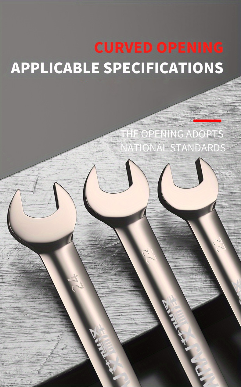 Dual use Ratchet Head Quick Wrench Set Hardware Tools 72 Temu