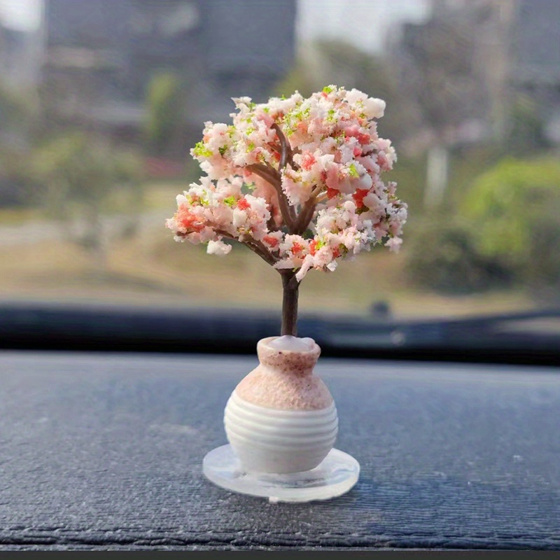 1pc Auto Innendekoration Simulation Blume Baum Zubehör Mehrere Mini Liebe  Bäume Kreative Auto Mädchen Center Konsole Ornamente