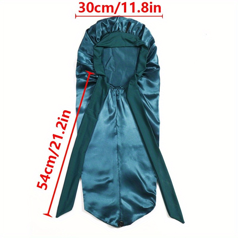 Satin Bonnet Silk Bonnet With Elastic Tie Band Adjustable Straps