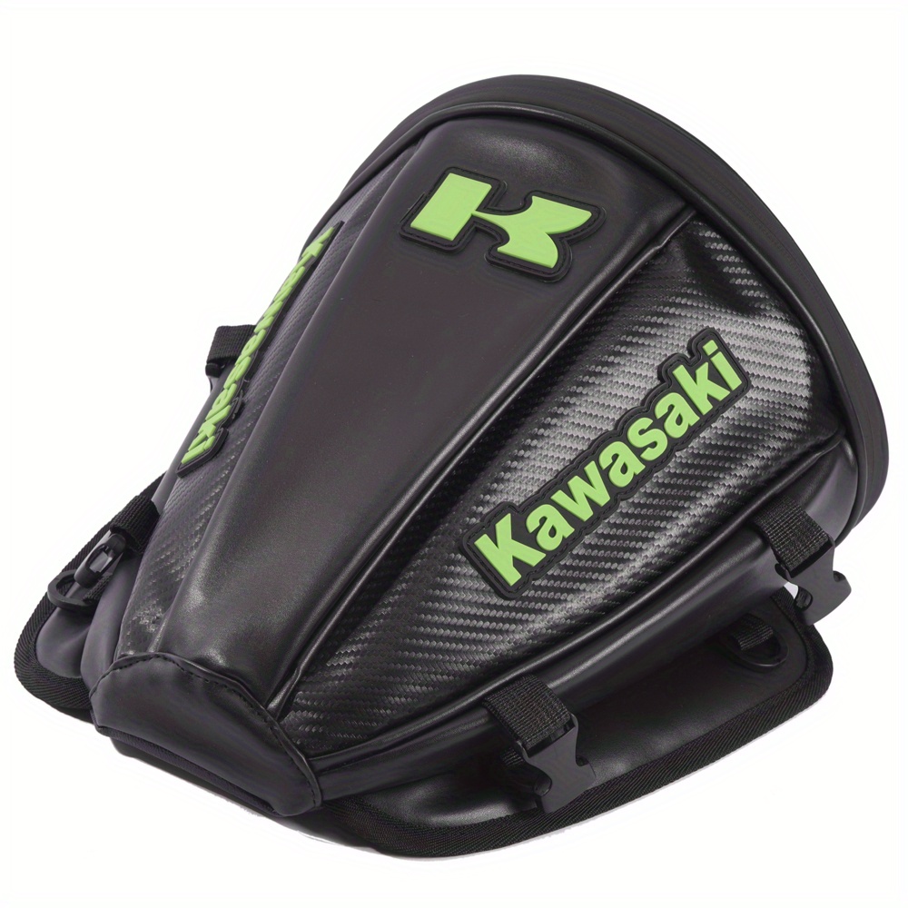 HABRAT Motorrad Satteltasche Satteltasche Große Kapazität Motorrad- Rücksitztasche Kofferraum Handgepäck Taschen Motocross Motorrad Hecktasche  (Farbe : Schwarz) : : Auto & Motorrad